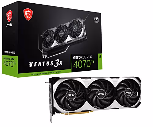 MSI VENTUS 3X OC GeForce RTX 4070 Ti GDDR6X