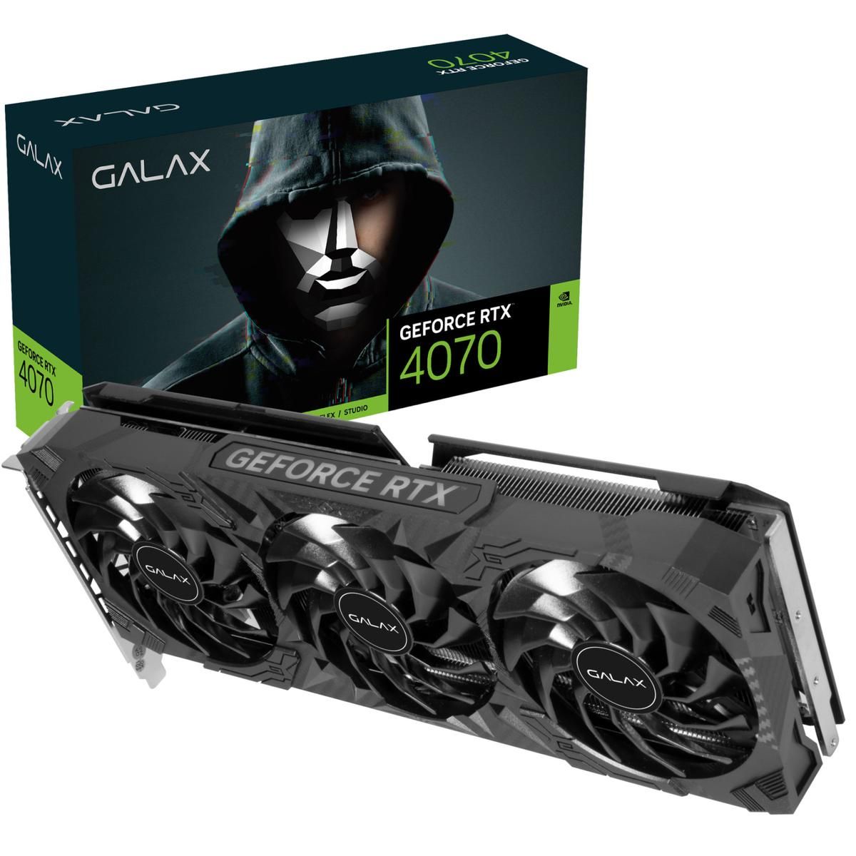 GALAX 1-Click OC 3X GeForce RTX 4070 GDDR6X