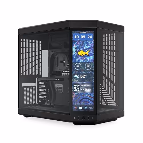 HYTE Y70 Touch Infinite ATX Mid Tower Tempered Glass Side Panel (Black)