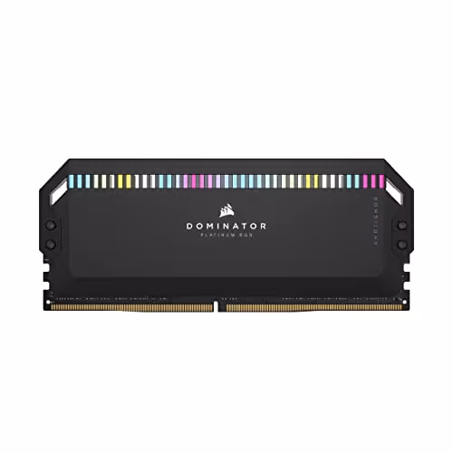 CORSAIR Dominator Platinum RGB (32GB, 2X16GB, 5200 MHz, CL40, Black)