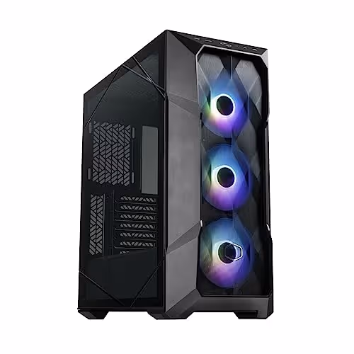 COOLER MASTER MasterBox TD500 Mesh V2 ATX Mid Tower Tempered Glass Side Panel (Black Solid)