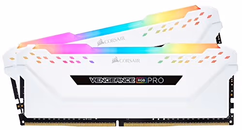 CORSAIR Vengeance RGB Pro16Gb (32GB, 2X16GB, 3200 MHz, CL16, White, New)