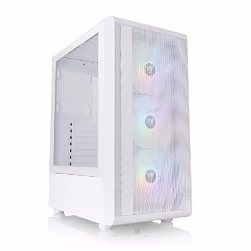 THERMALTAKE S200 TG ARGB ATX Mid Tower Tempered Glass Side Panel (White)