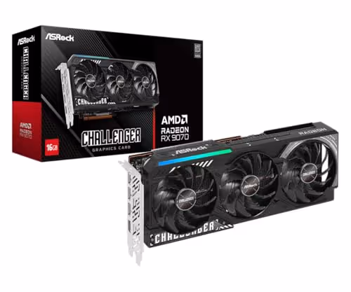 asrock Challenger Radeon RX 9070 GDDR6 (Unspecified)