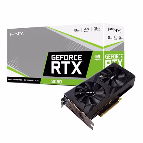 PNY VERTO GeForce RTX 3050 GDDR6 (8GB VRAM)