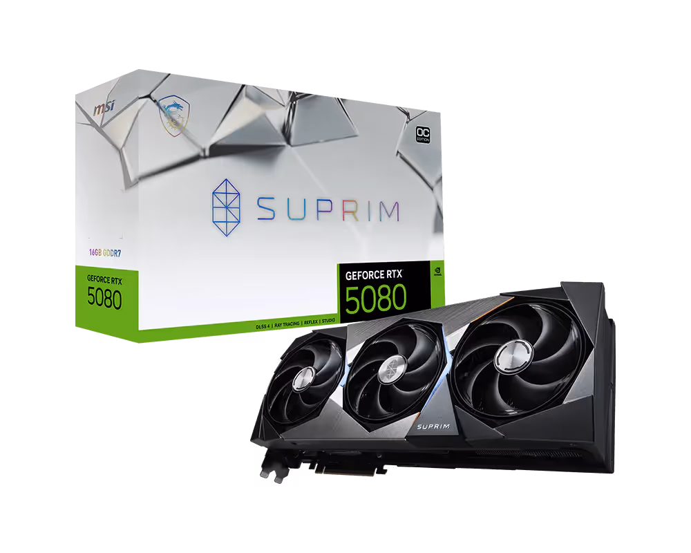 MSI SUPRIM SOC GeForce RTX 5080 GDDR7