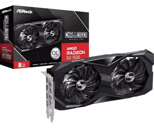 Asrock Radeon RX 7600 Challenger OC Graphic card
