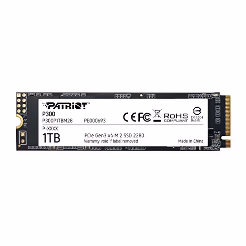 PATRIOT P300 M.2-2280 NVMe (1TB)