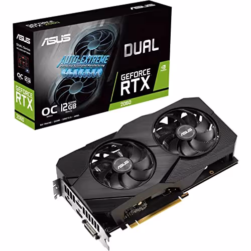 ASUS DUAL EVO GeForce RTX 2060 GDDR6 (12GB VRAM, New)
