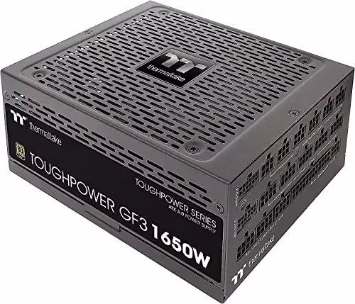 THERMALTAKE Toughpower GF3 TT Premium Fully Modular 80+ Gold Certified (1650W, Black)