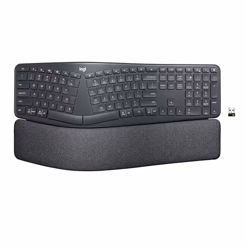 logitech ERGO K860 Bluetooth Ergonomic Keyboard (Black)