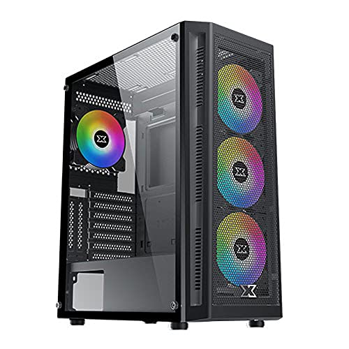XIGMATEK Master X ATX Mid Tower Tempered Glass Side Panel (with 600 W Psu)