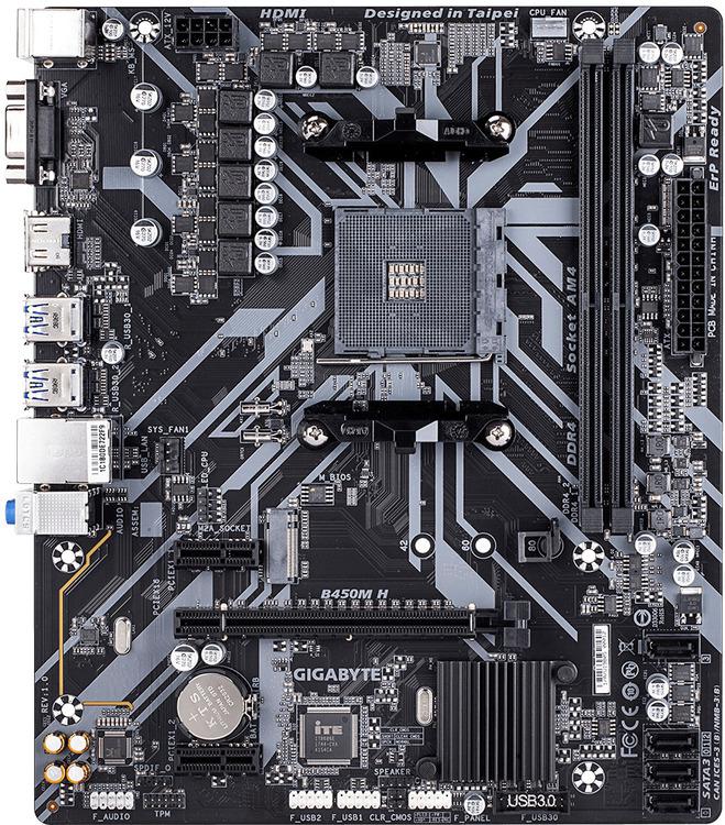 GIGABYTE B450M H Motherboard