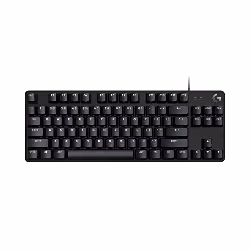 LOGITECH G413 TKL SE Mechanical Wired Gaming Keyboard (Kailh Lt Brown, White, New)