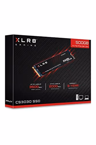 PNY XLR8 CS3030 M.2-2280 NVMe (500GB)