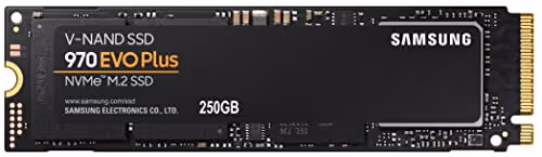 SAMSUNG 970 Evo Plus M.2-2280 NVMe (250GB, Black)
