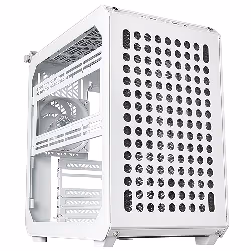 COOLER MASTER QUBE 500 Flatpack High Airflow Gaming ATX PC Mid-Tower (Black)