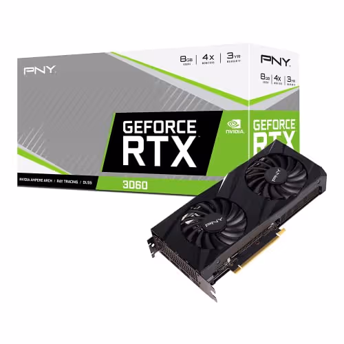 PNY VERTO GeForce RTX 3060 GDDR6 (8GB VRAM)