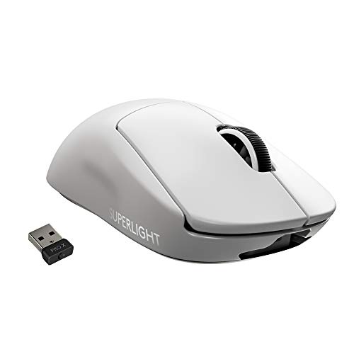 Logitech G Pro Series PRO X SUPERLIGHT LIGHTSPEED Wireless Gaming Mouse (White)