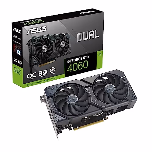 ASUS DUAL OC GeForce RTX 4060 GDDR6 (Black)
