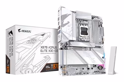 GIGABYTE X870 AORUS ELITE X3D ATX Motherboard (Ice)