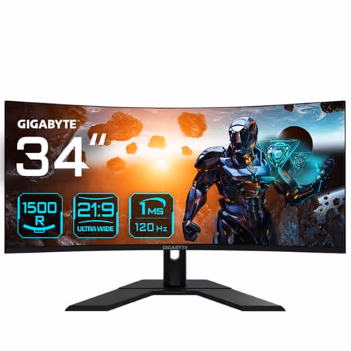 GIGABYTE GS34WQC 34 VA Curved Monitor
