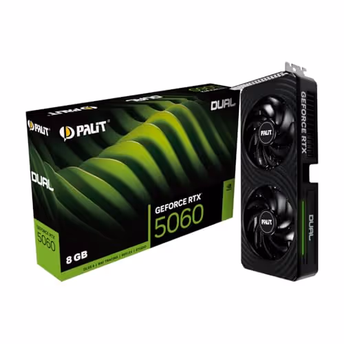 PALIT GeForce RTX 5060 Dual GDDR7 Graphics Card