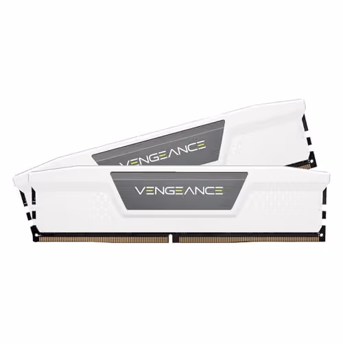 CORSAIR VENGEANCE (32GB, 2X16GB, 5200 MHz, CL40, White)