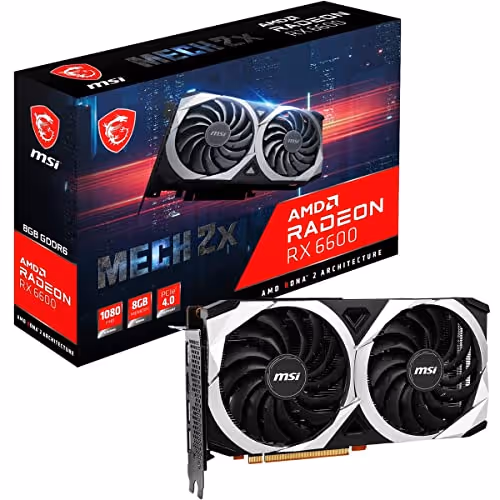 MSI Radeon RX 6600 MECH 2X