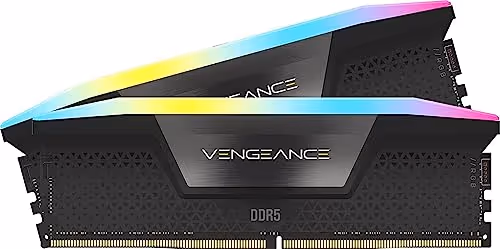 CORSAIR Vengeance RGB (32GB, 2X16GB, 6200 MHz, CL36, Black)