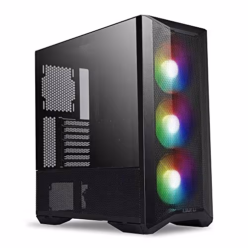 LIAN LI Lancool II Mesh C RGB ATX Mid Tower Tempered Glass Side Panel