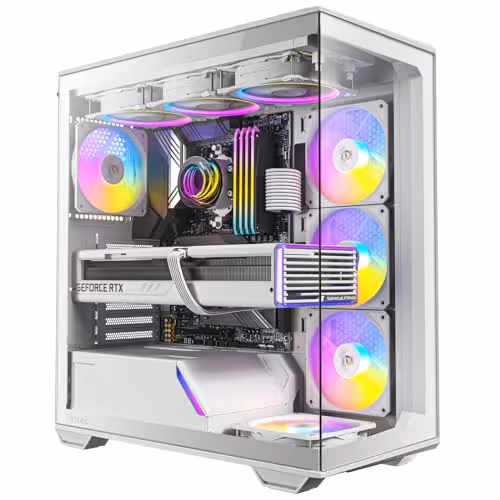Antec C3 ARGB ATX Mid Tower Tempered Glass Side Panel (White)