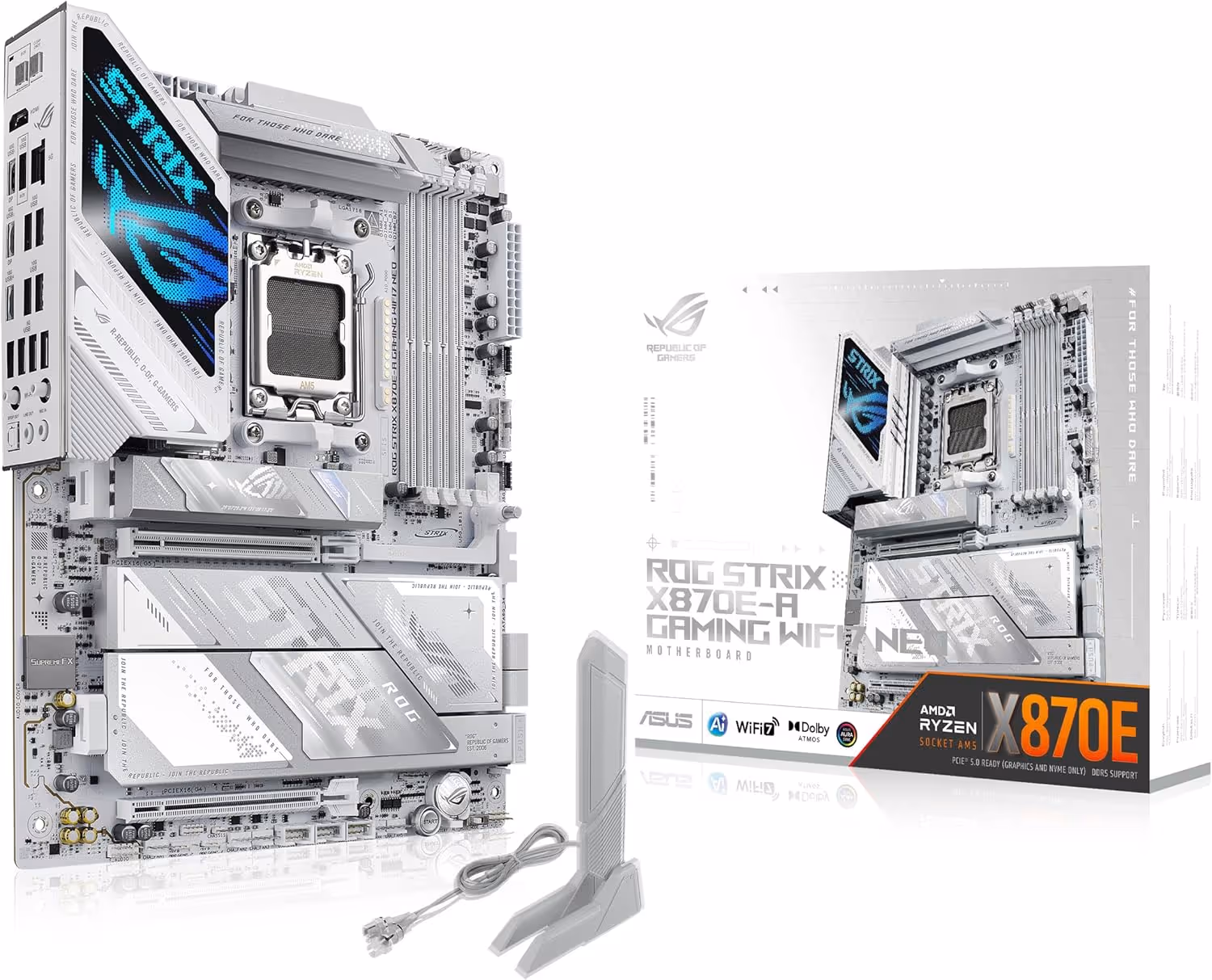 ASUS ROG STRIX X870E-A GAMING WIFI NEO (White Silver)